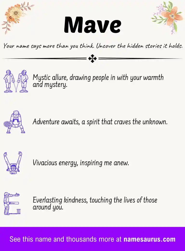 Acrostic poem about Mave.