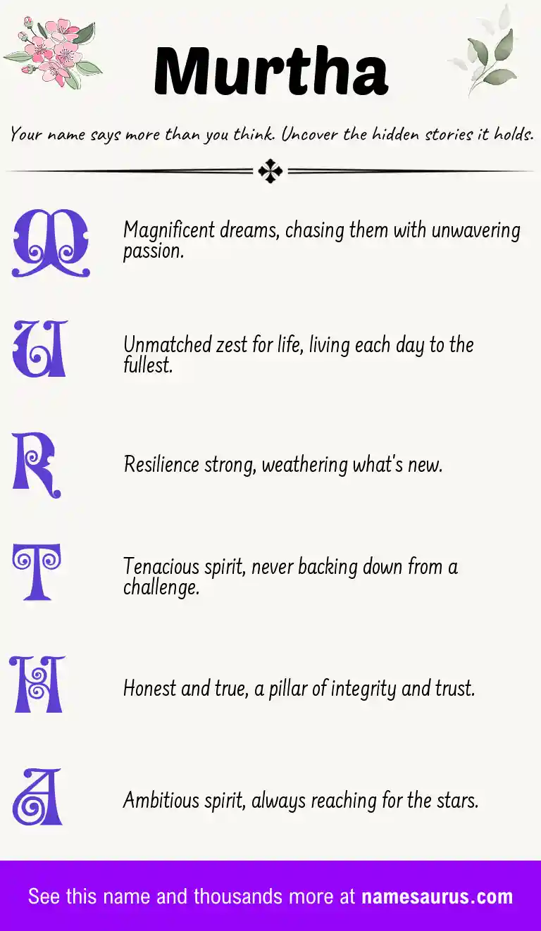 Acrostic poem about Murtha.