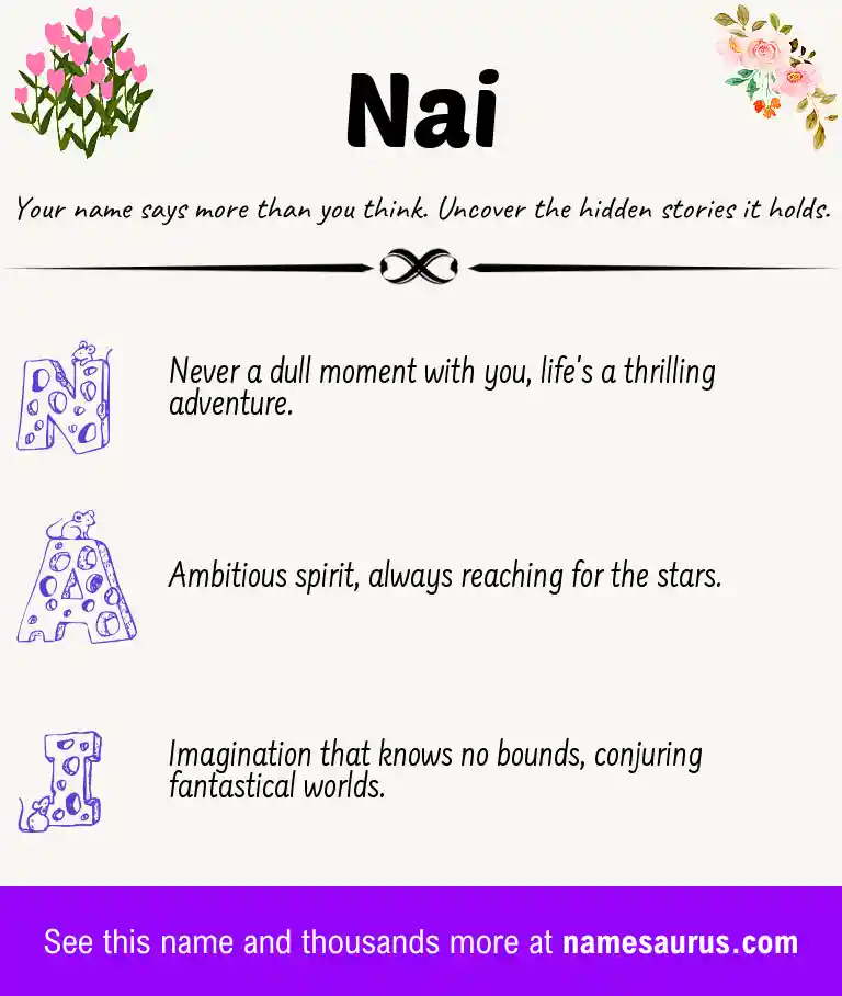 Acrostic poem about Nai.