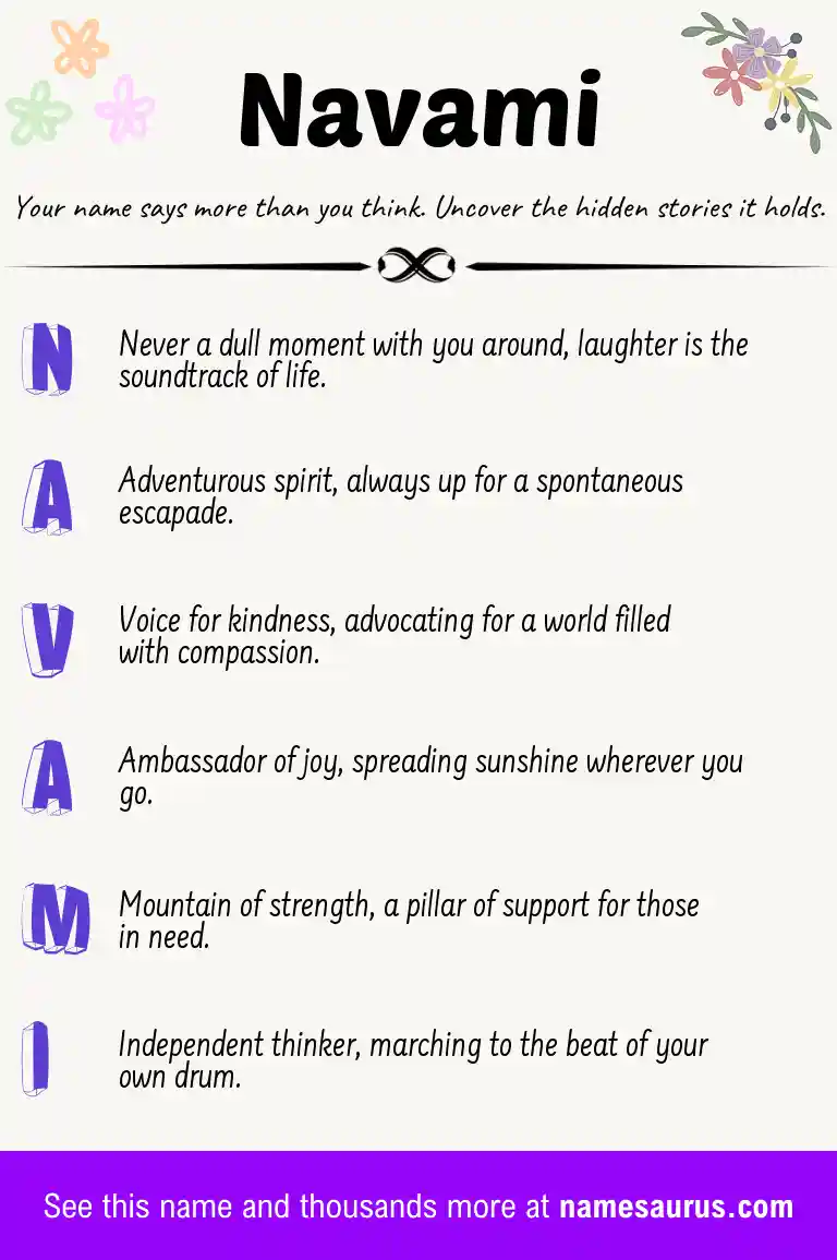 Acrostic poem about Navami.