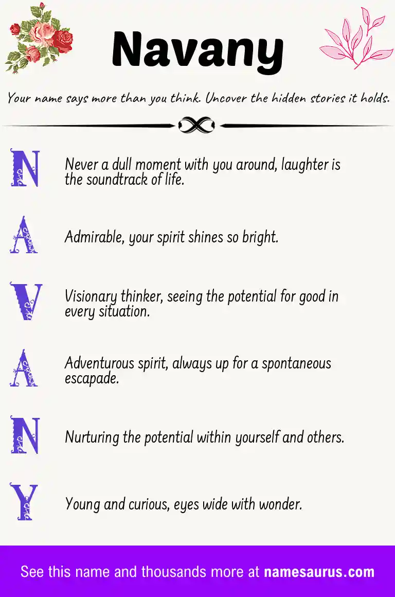 Acrostic poem about Navany.