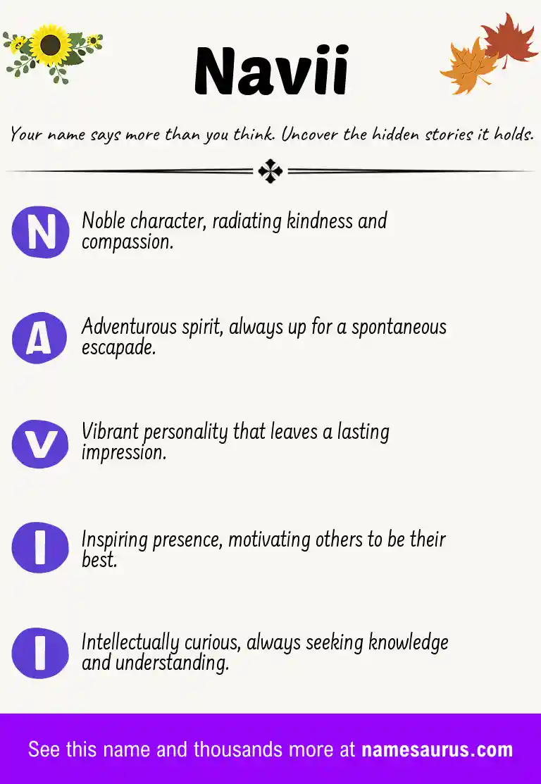 Acrostic poem about Navii.