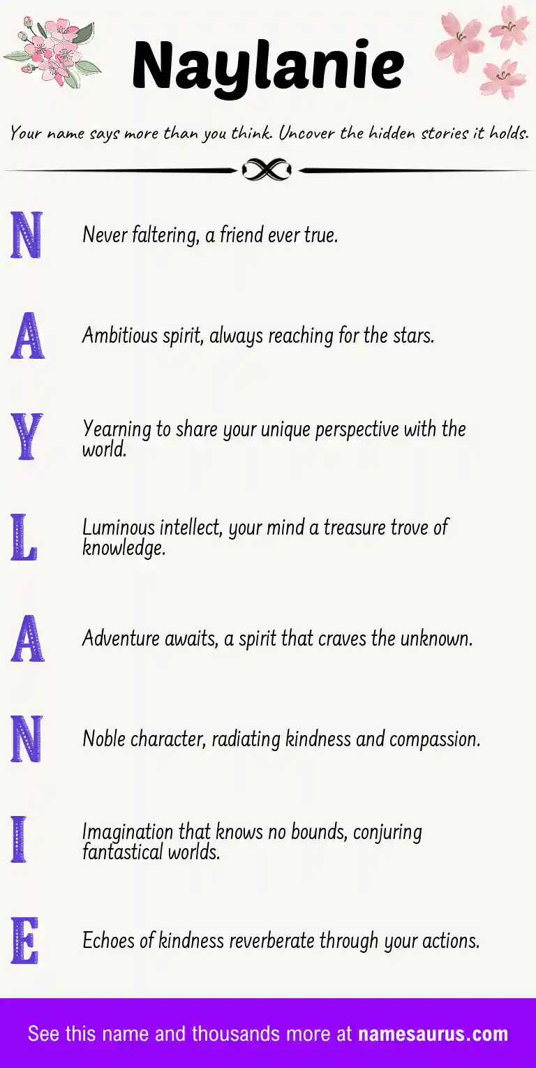 Acrostic poem about Naylanie.