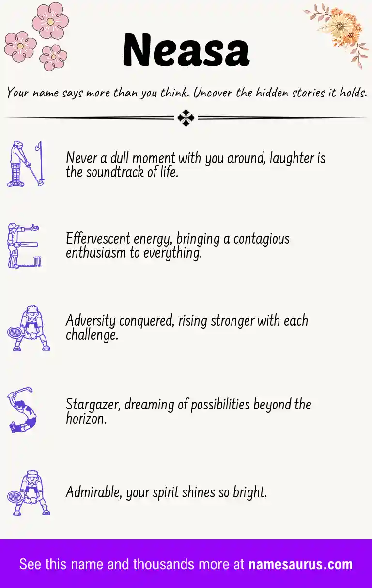 Acrostic poem about Neasa.