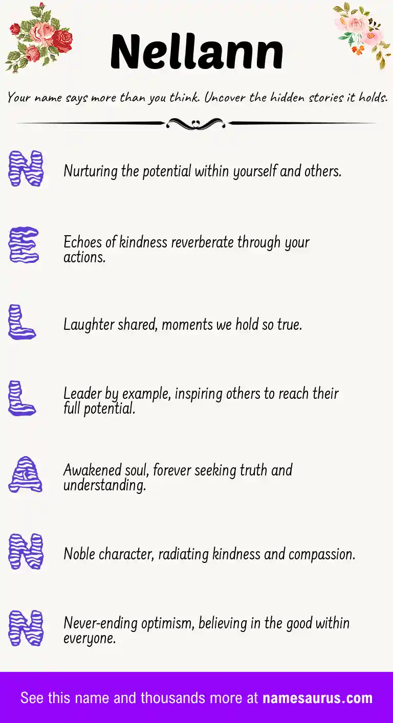 Acrostic poem about Nellann.