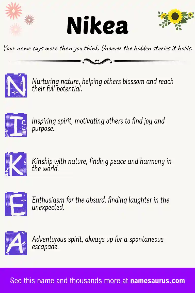 Acrostic poem about Nikea.