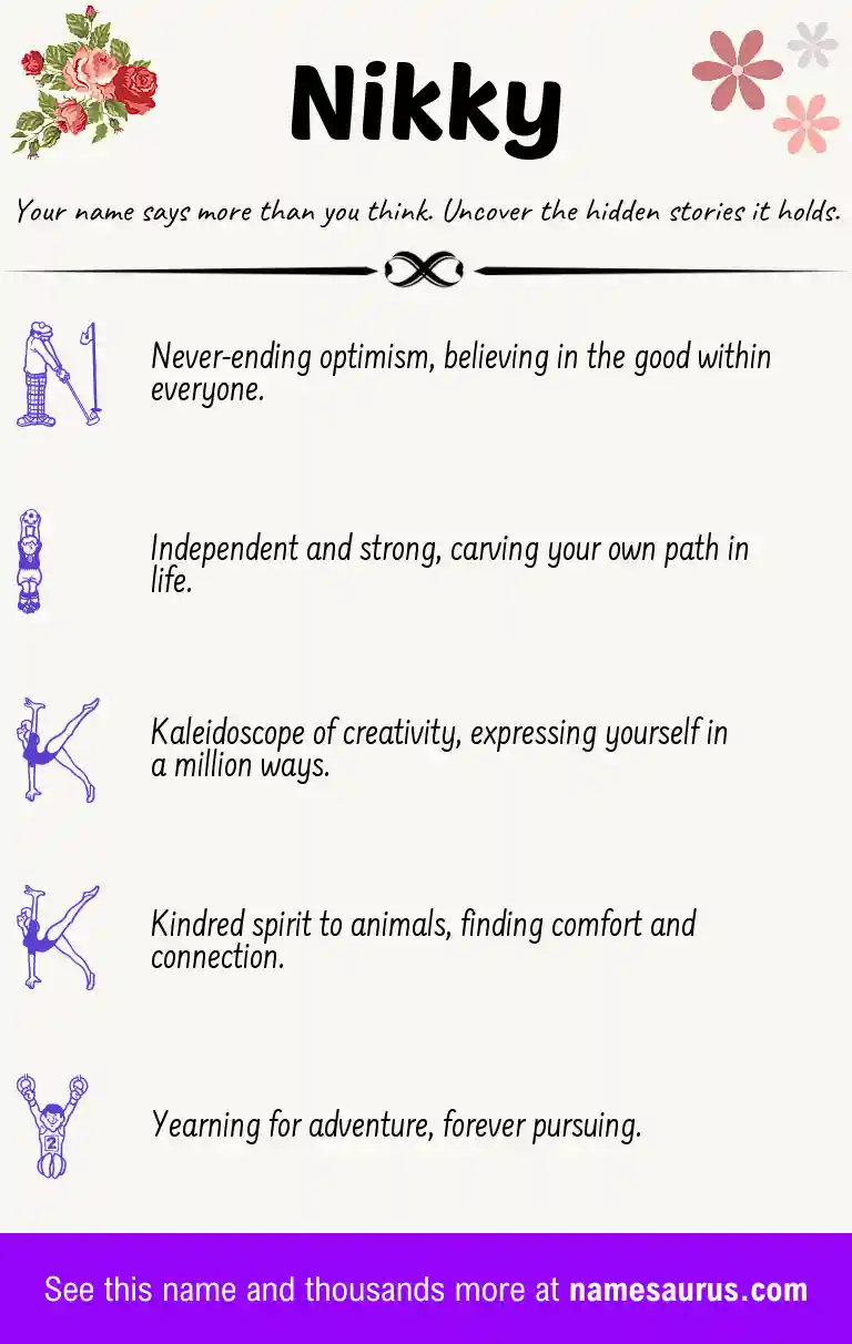 Acrostic poem about Nikky.