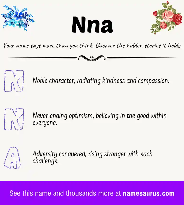 Acrostic poem about Nna.