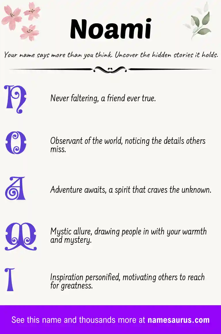 Acrostic poem about Noami.