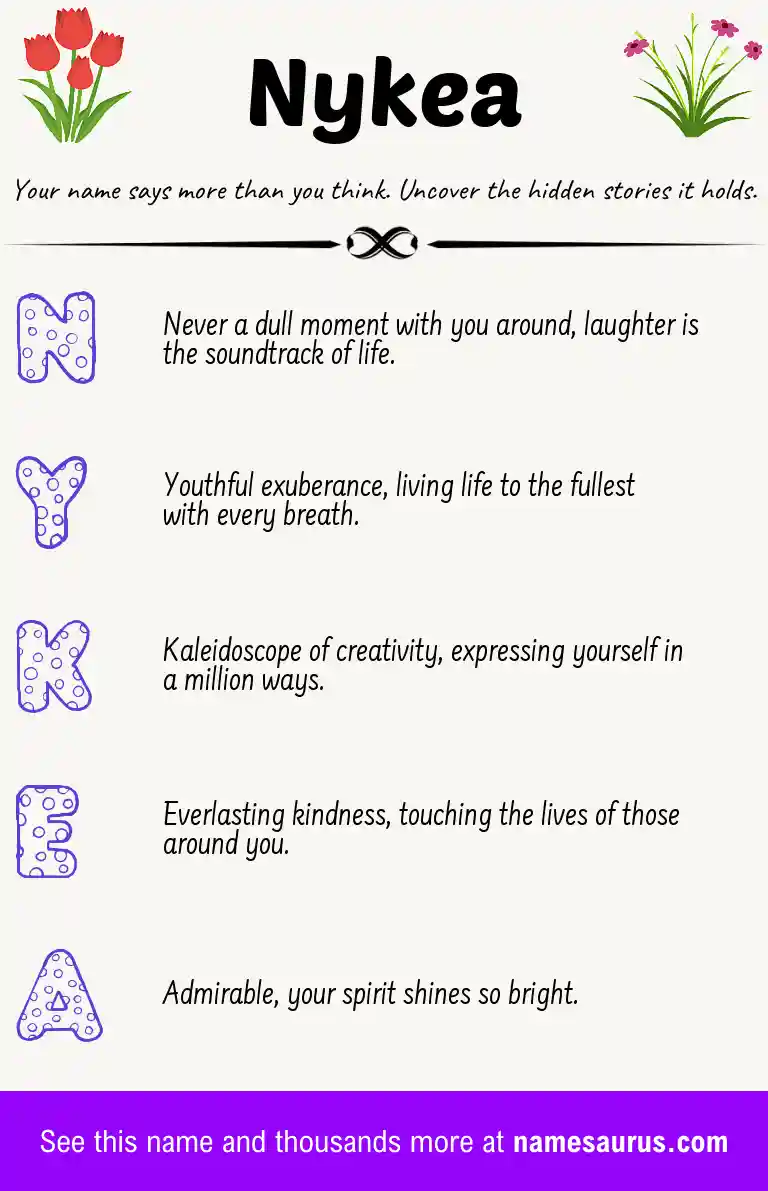 Acrostic poem about Nykea.