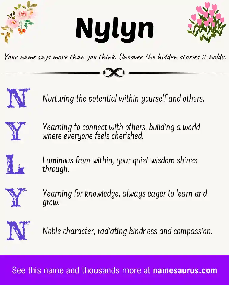 Acrostic poem about Nylyn.