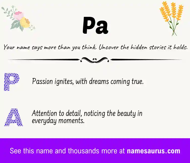 Acrostic poem about Pa.