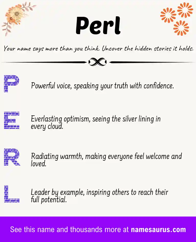 Acrostic poem about Perl.