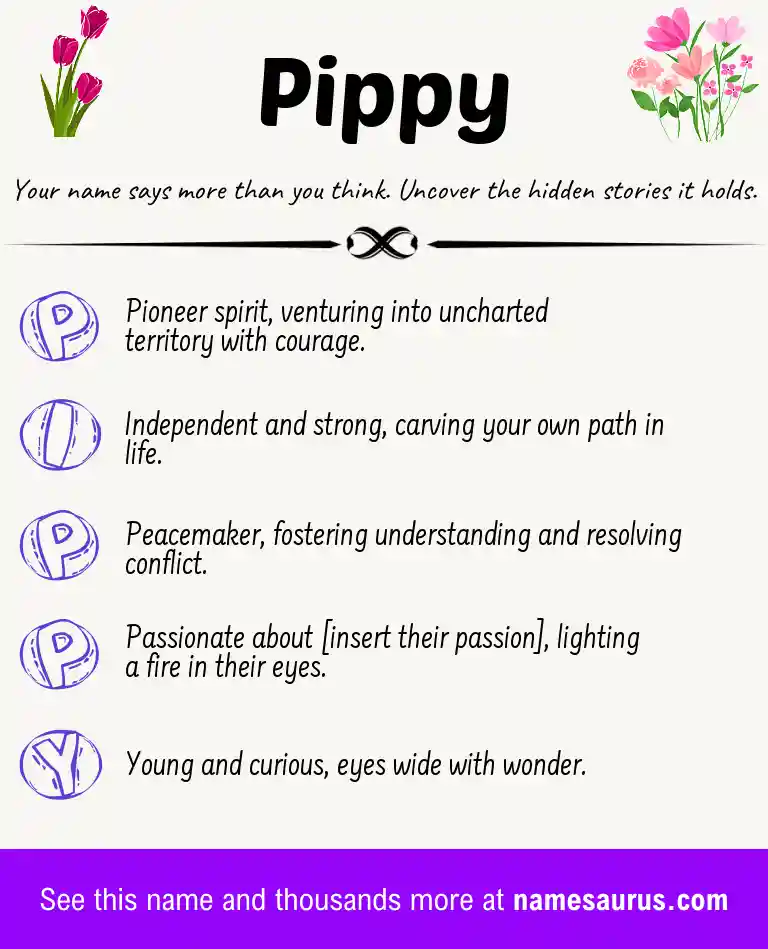 Acrostic poem about Pippy.