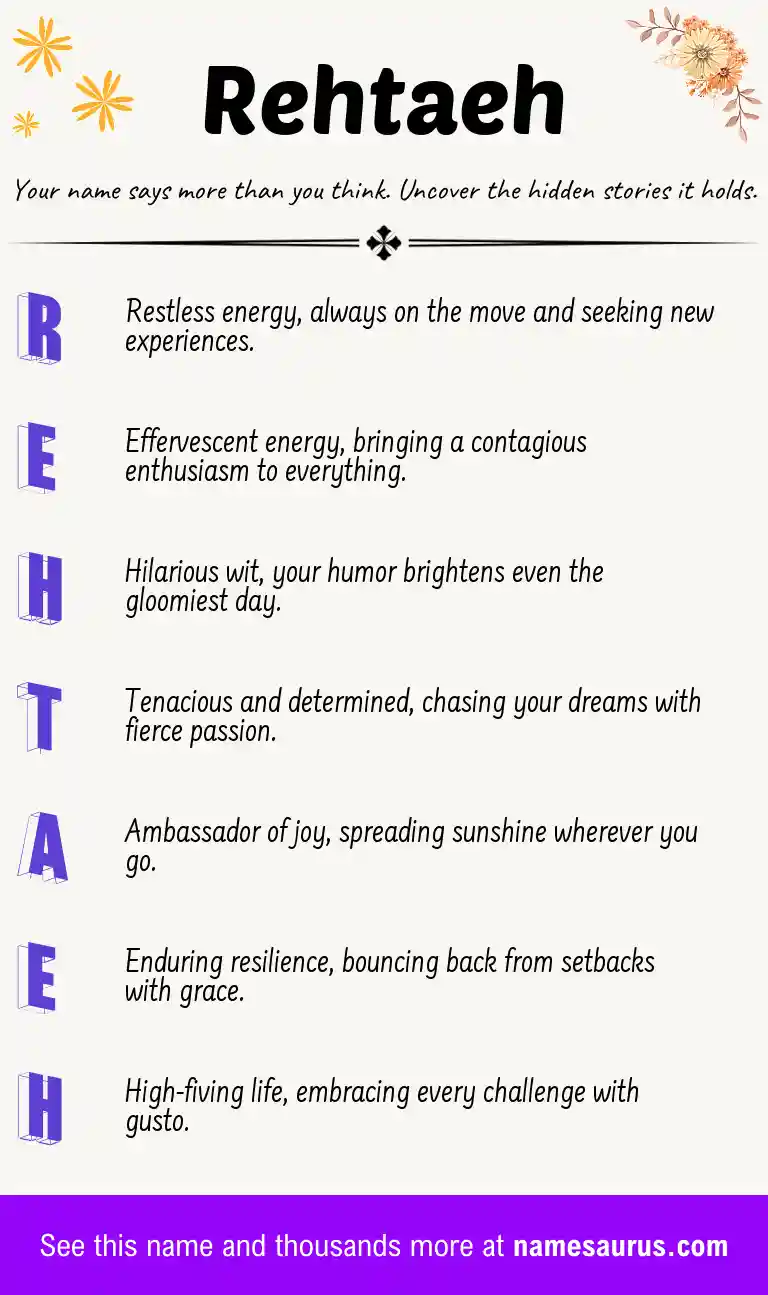 Acrostic poem about Rehtaeh.