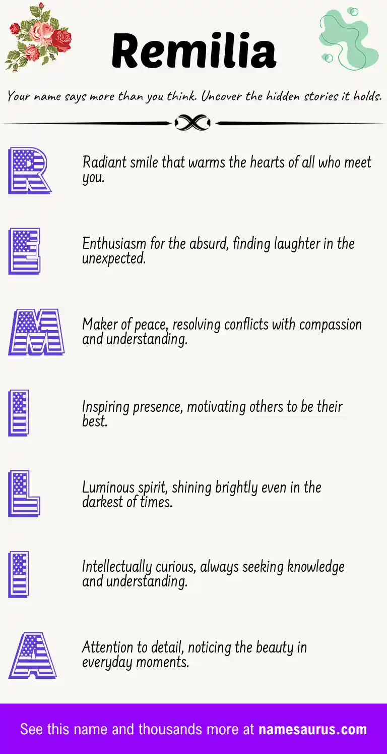Acrostic poem about Remilia.
