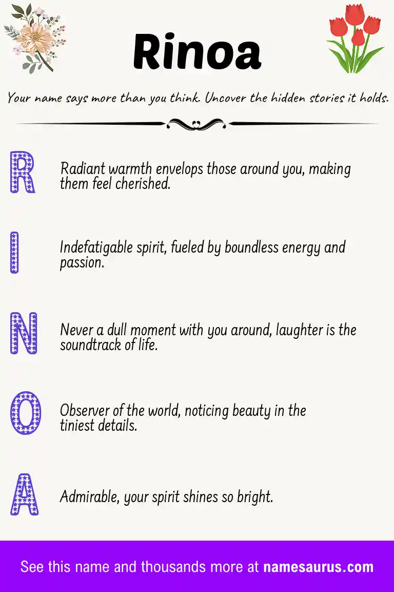 Acrostic poem about Rinoa.