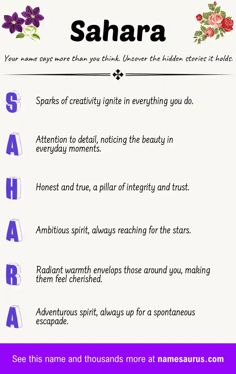 Acrostic poem about Sahara.