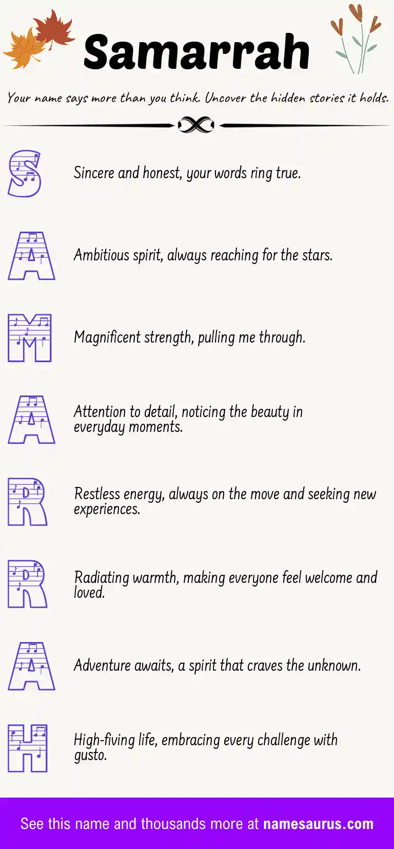 Acrostic poem about Samarrah.
