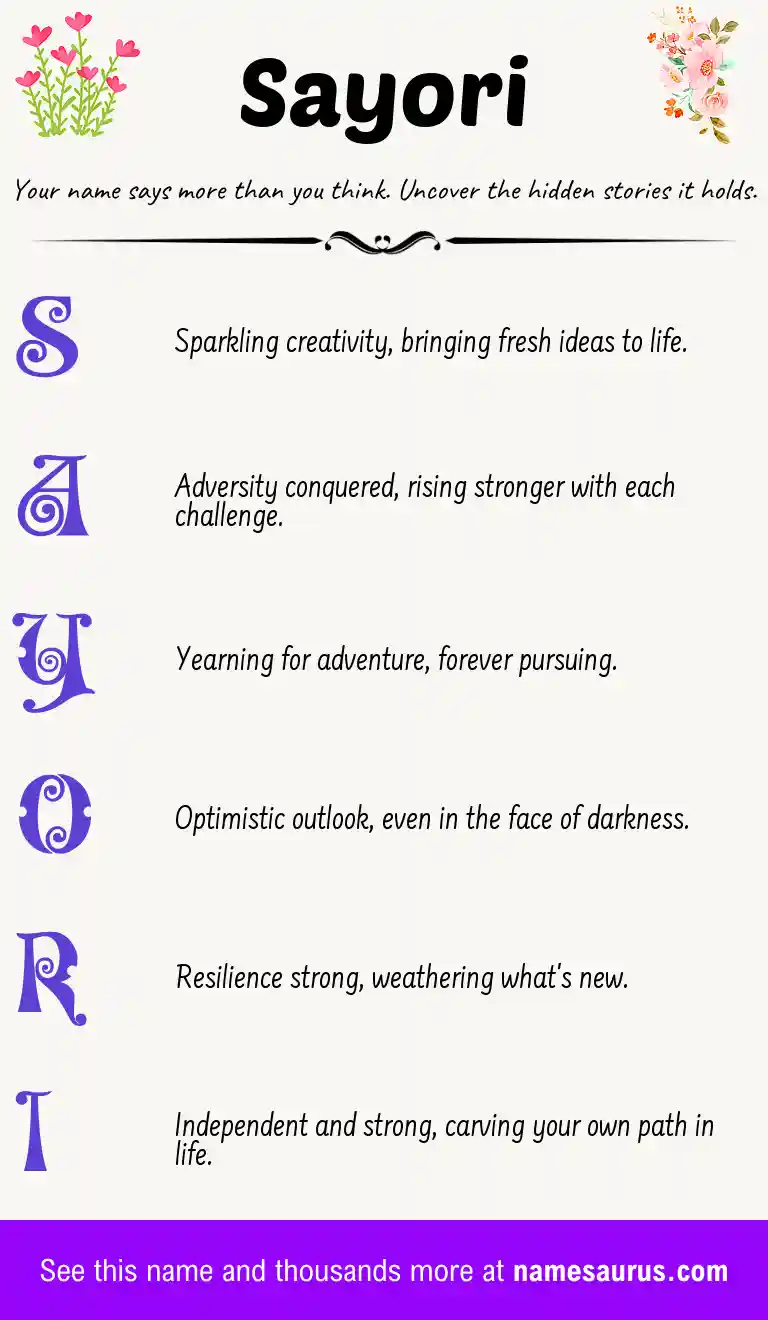 Acrostic poem about Sayori.