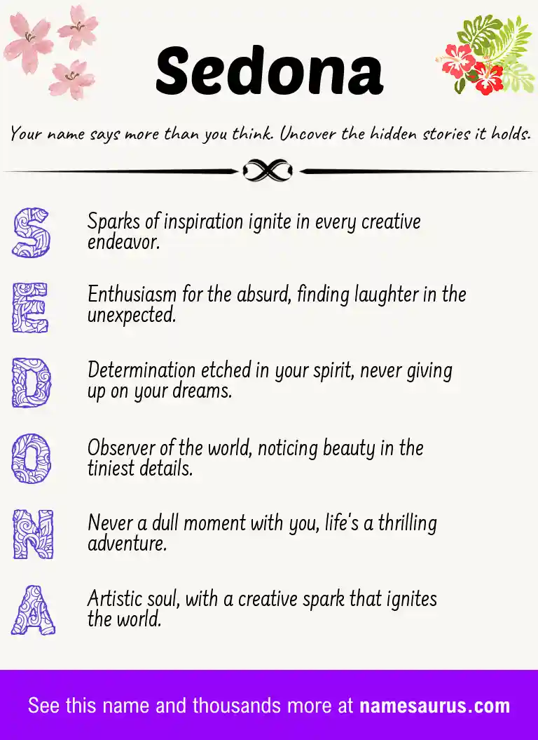 Acrostic poem about Sedona.