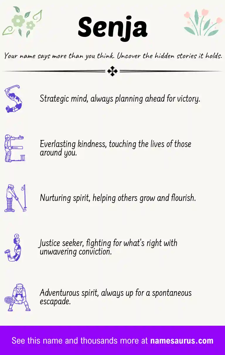 Acrostic poem about Senja.