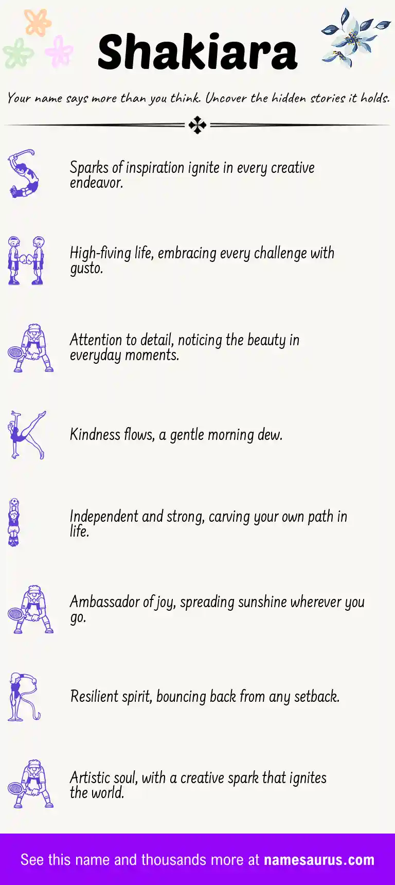 Acrostic poem about Shakiara.
