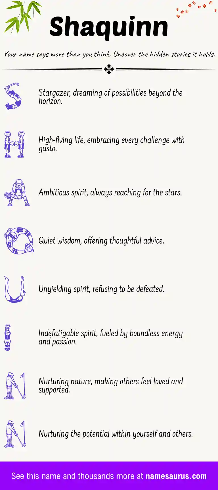 Acrostic poem about Shaquinn.