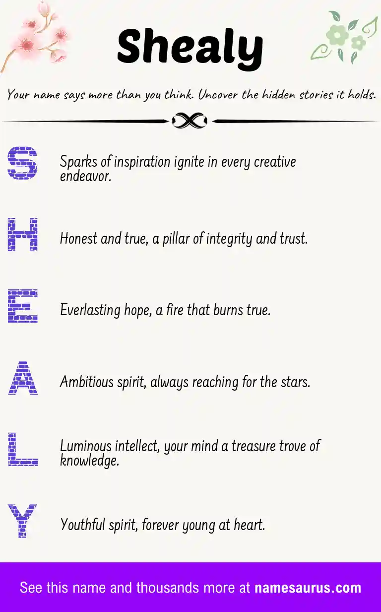 Acrostic poem about Shealy.