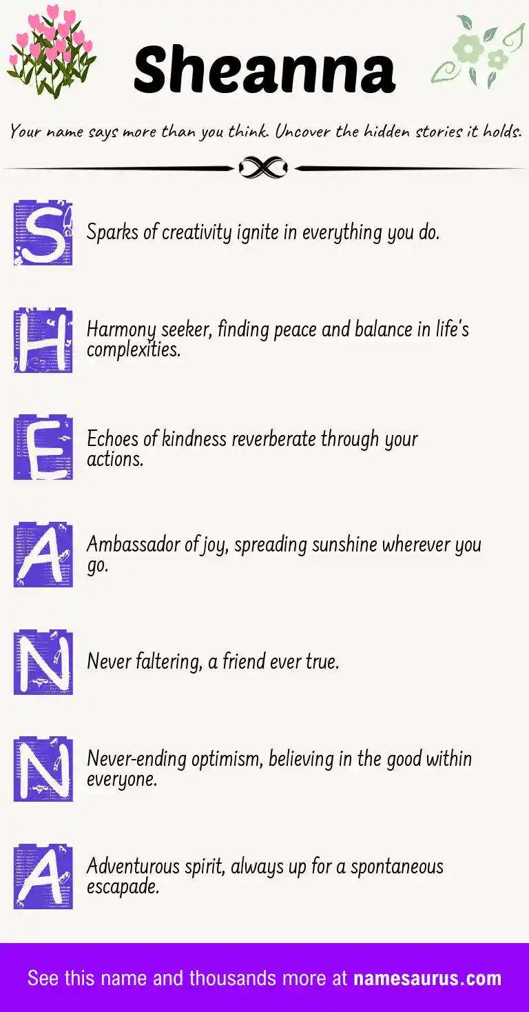 Acrostic poem about Sheanna.