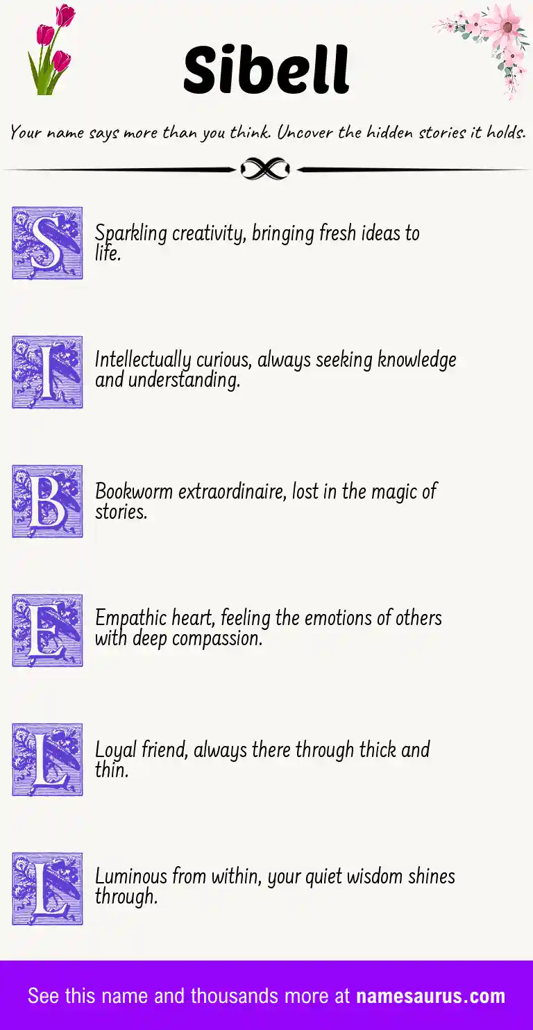 Acrostic poem about Sibell.