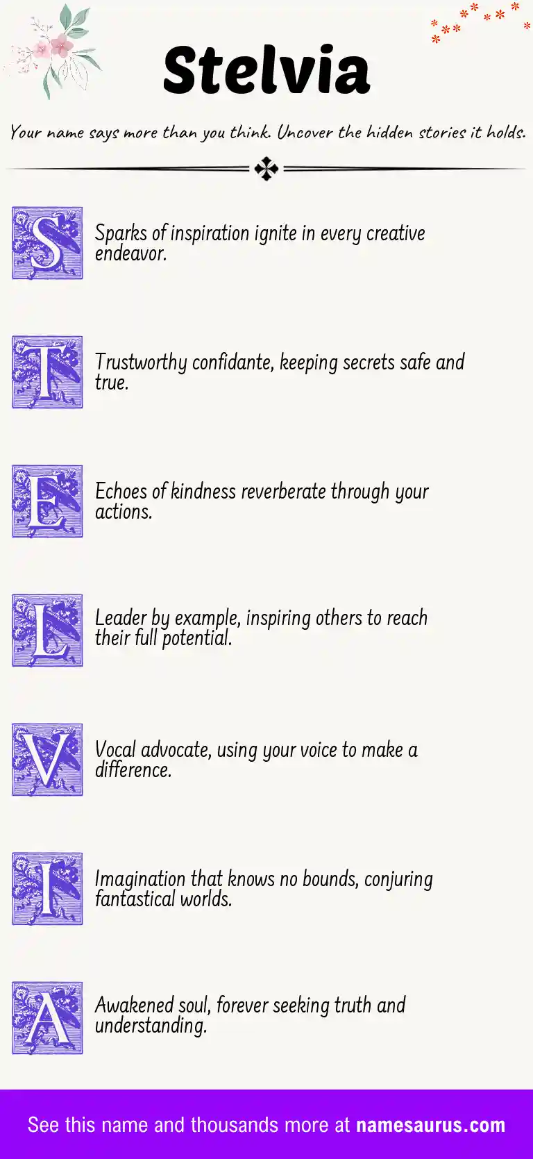 Acrostic poem about Stelvia.