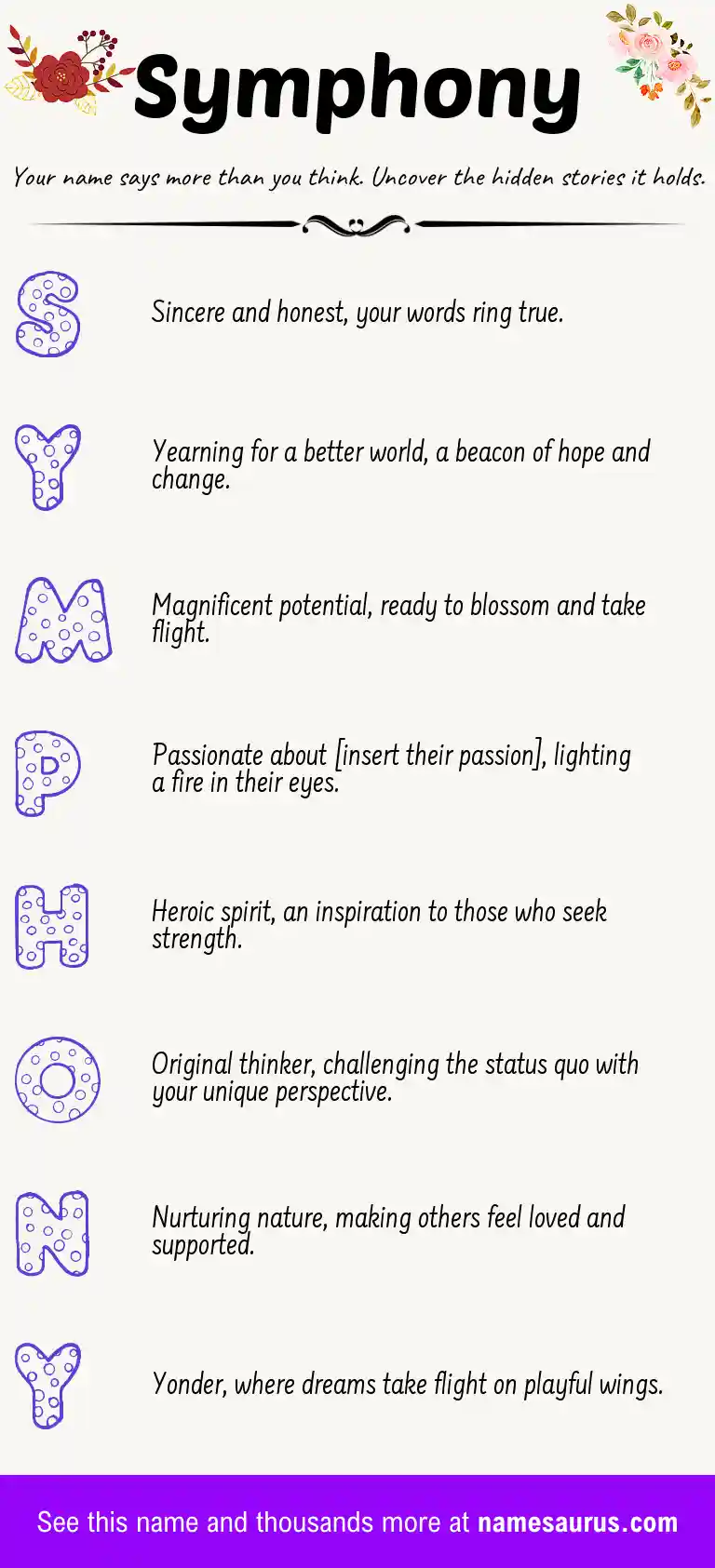 Acrostic poem about Symphony.