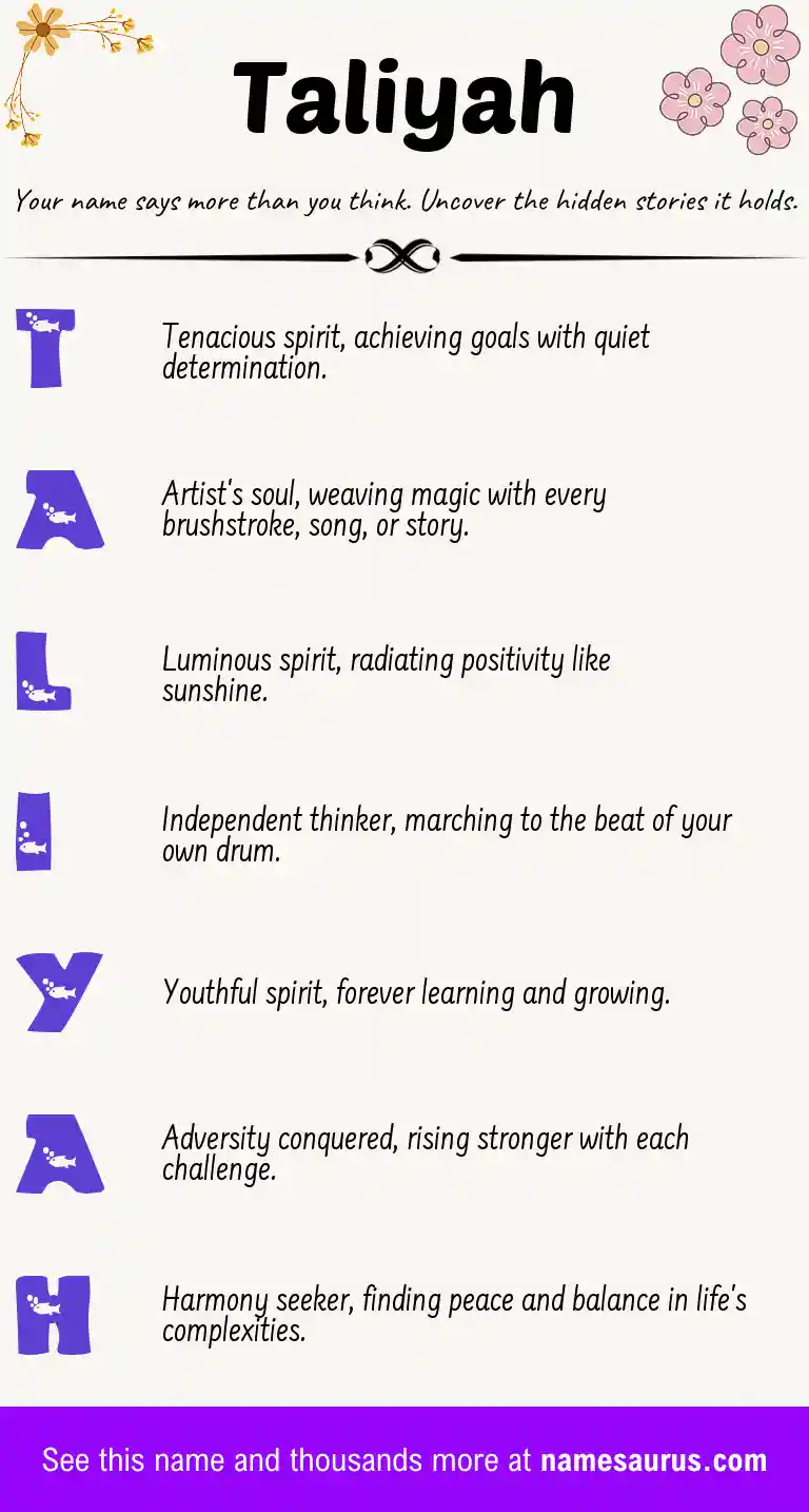 Acrostic poem about Taliyah.