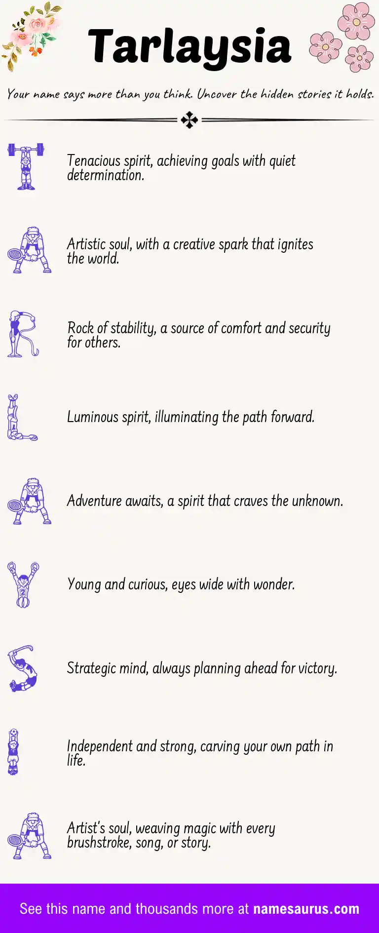Acrostic poem about Tarlaysia.
