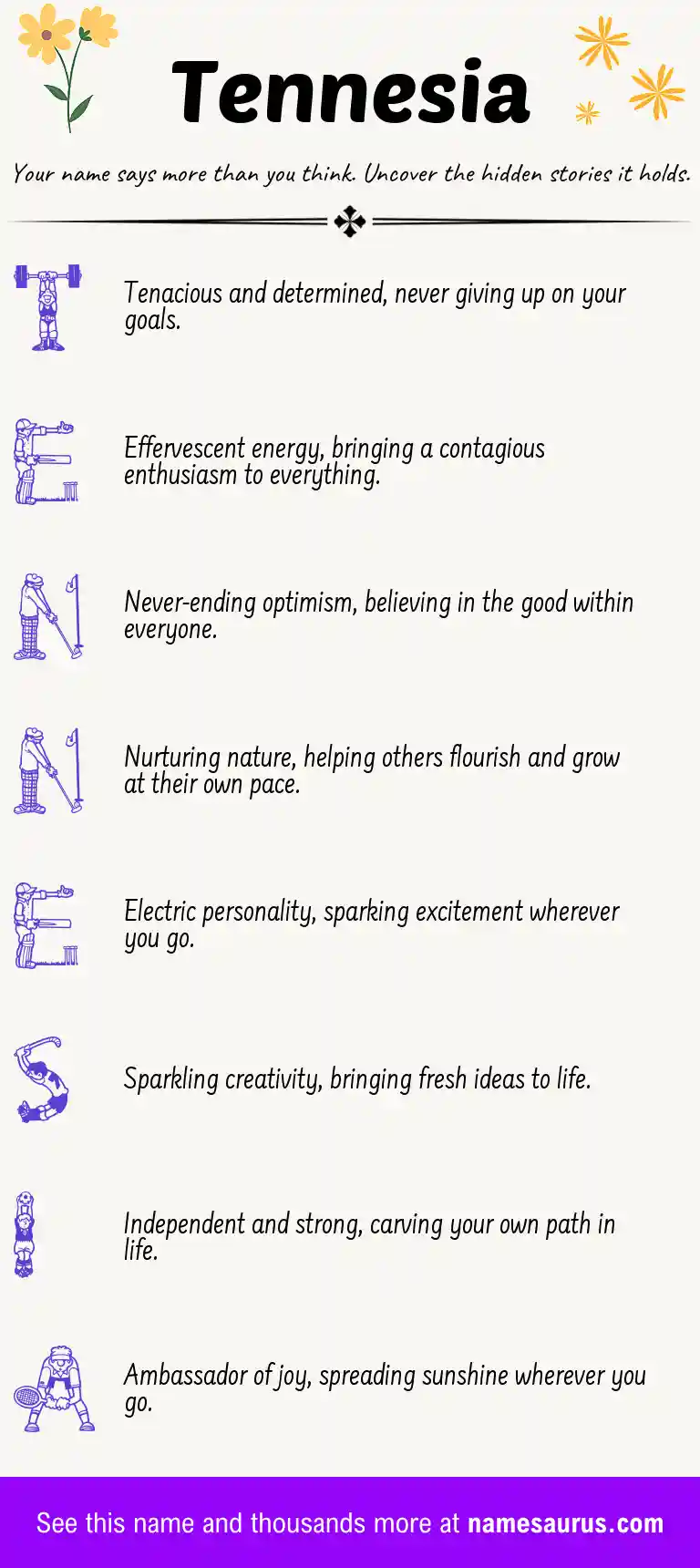 Acrostic poem about Tennesia.