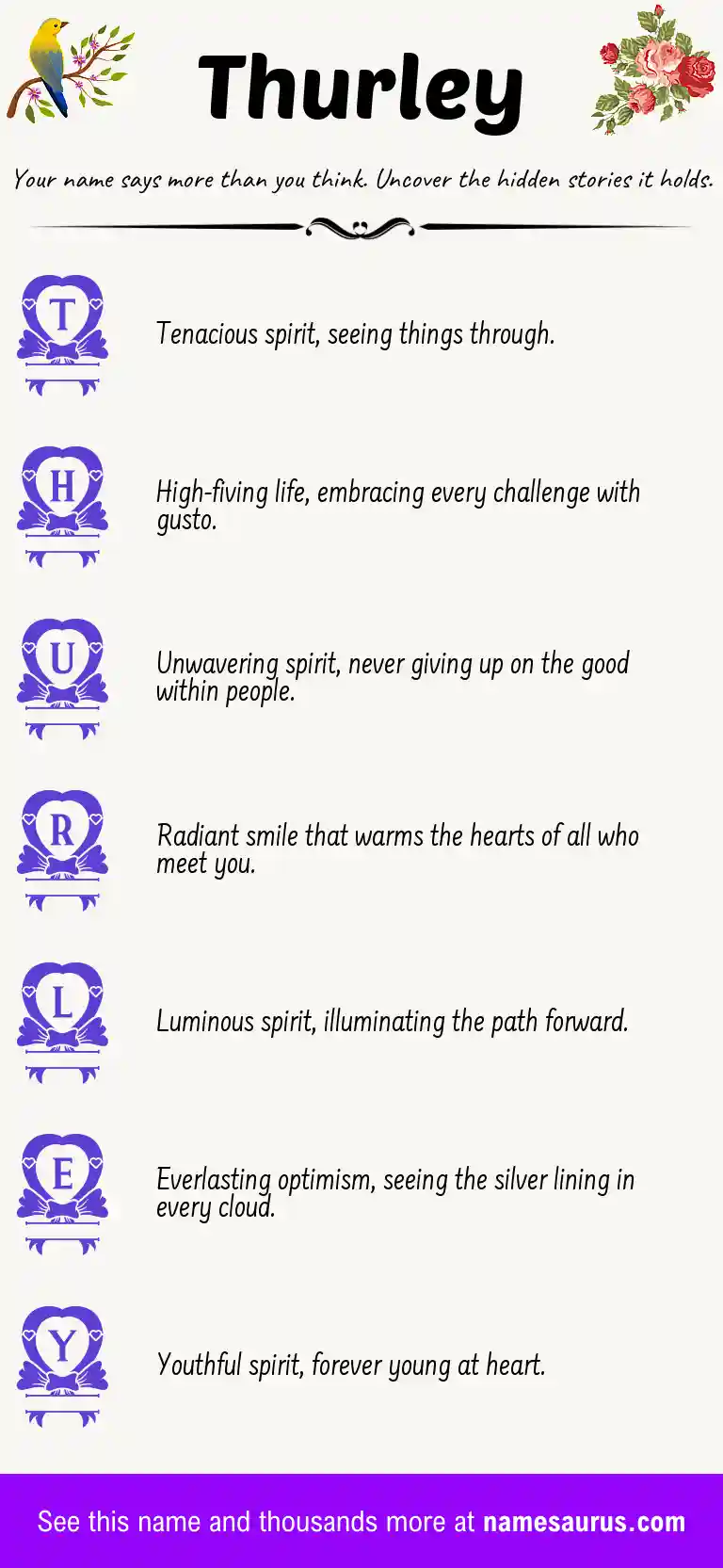 Acrostic poem about Thurley.