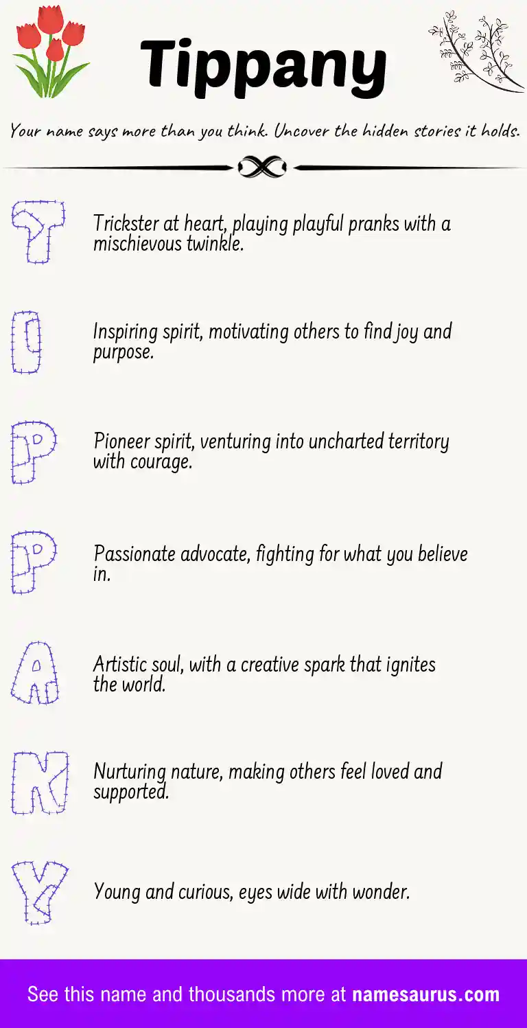 Acrostic poem about Tippany.