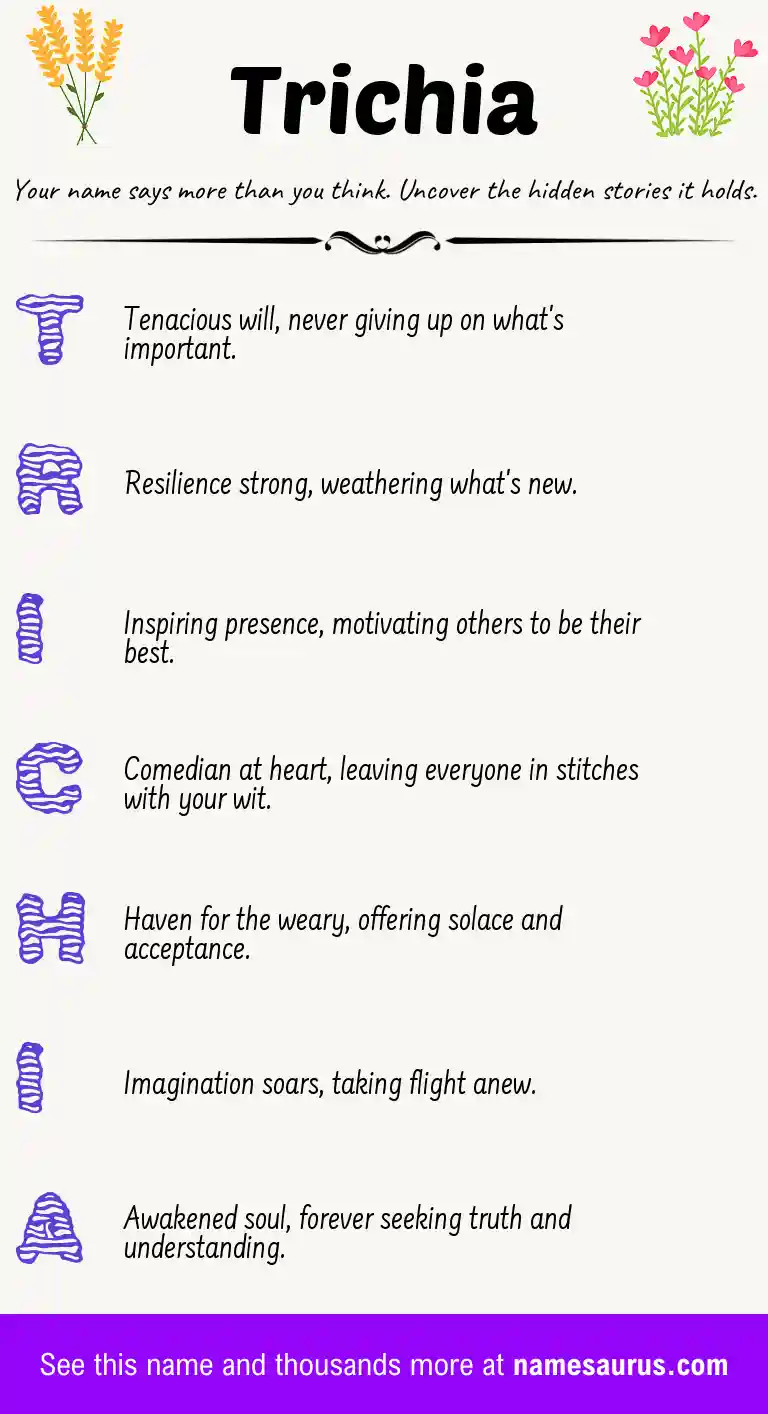 Acrostic poem about Trichia.