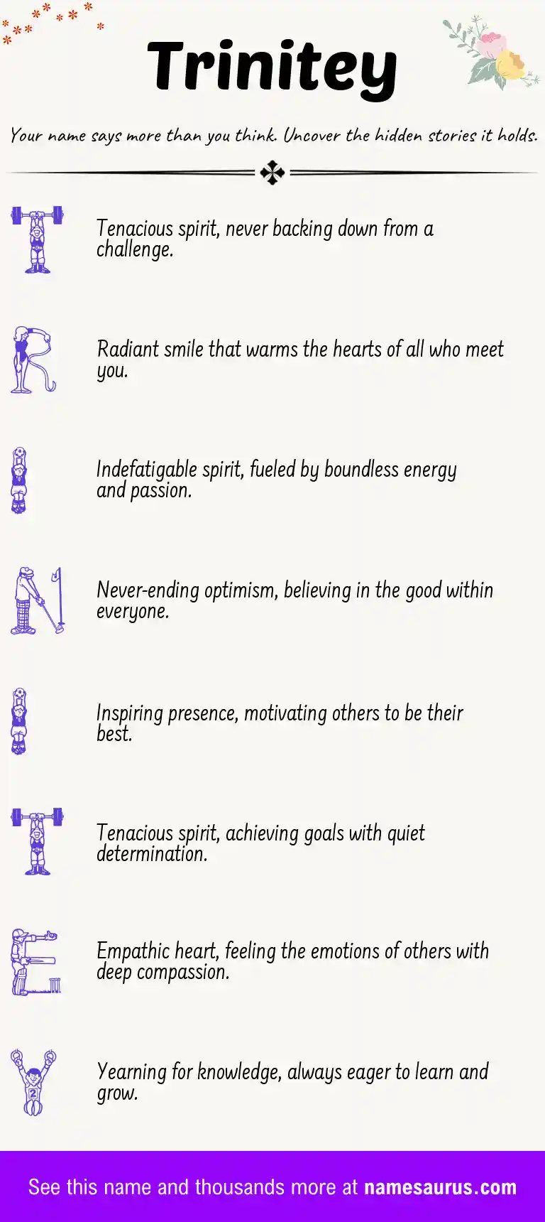 Acrostic poem about Trinitey.