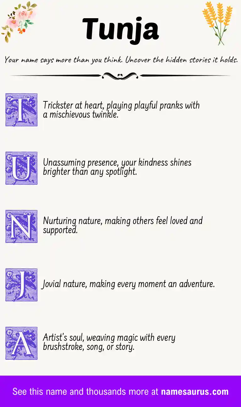 Acrostic poem about Tunja.