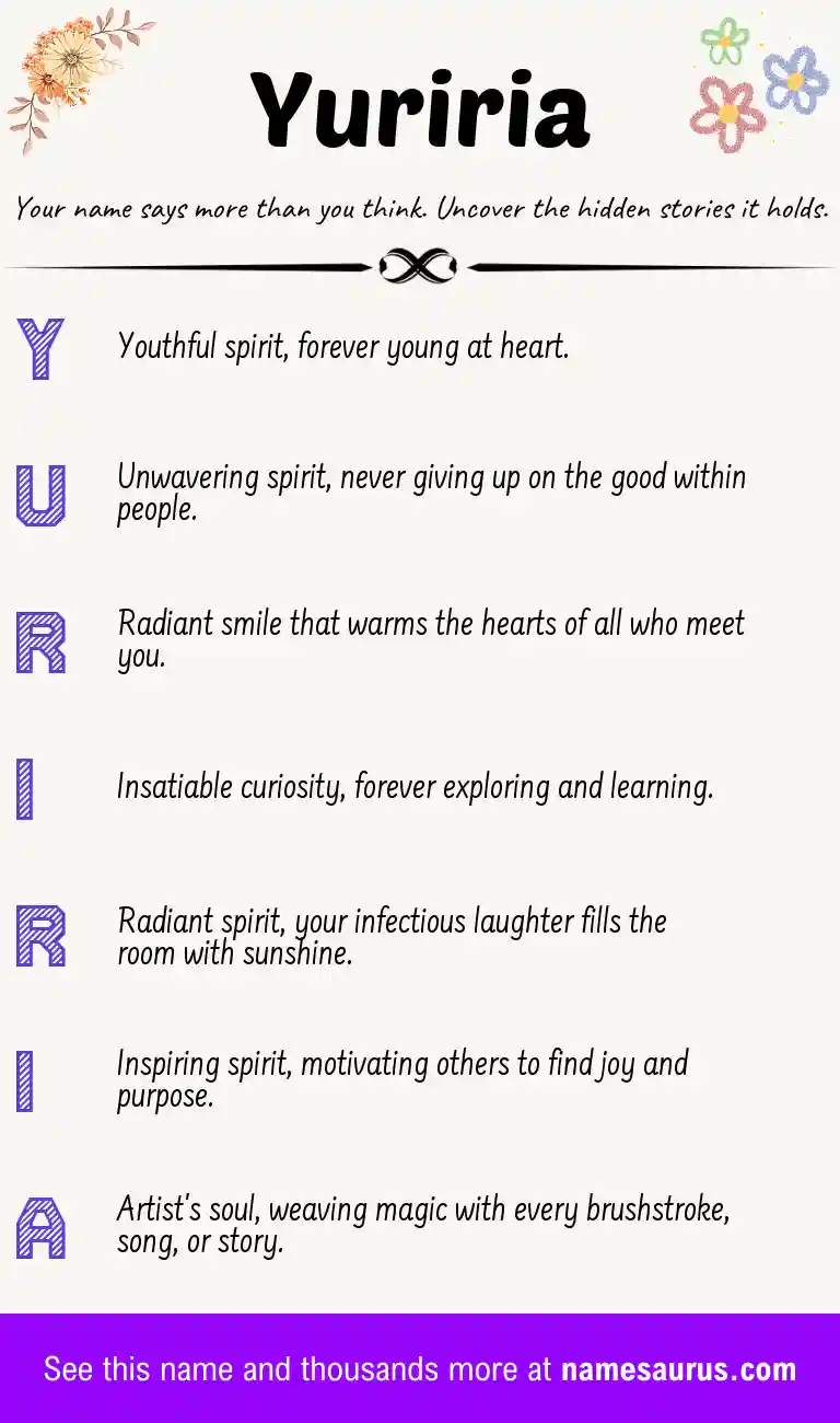 Acrostic poem about Yuriria.