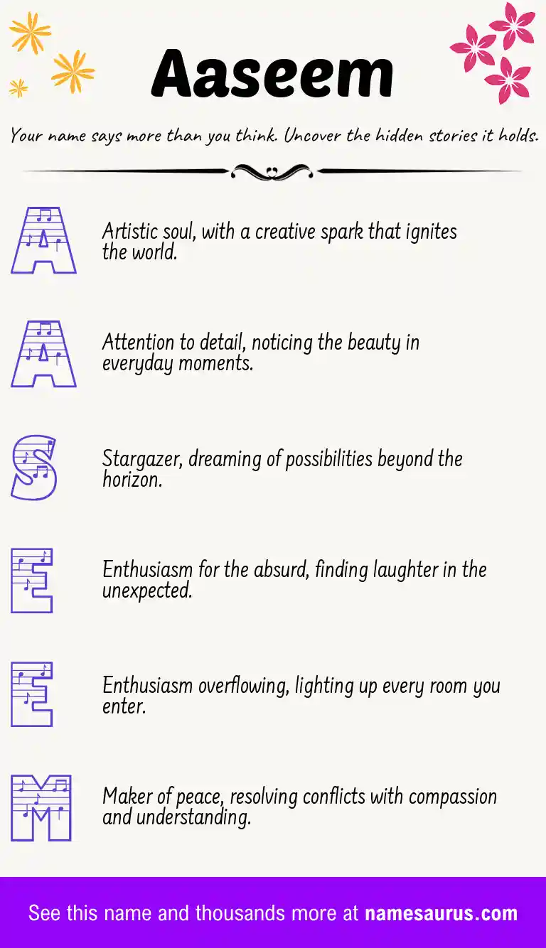 Acrostic poem about Aaseem.