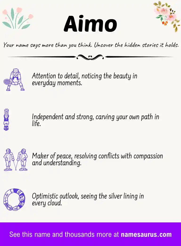 Acrostic poem about Aimo.