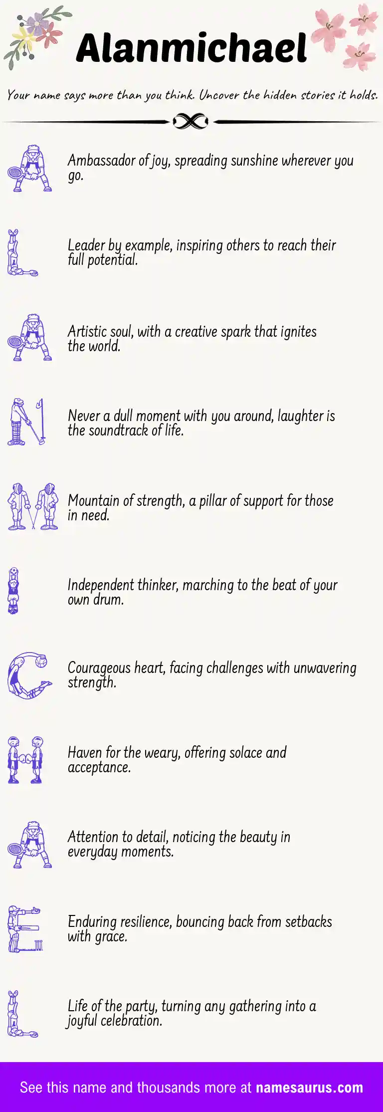 Acrostic poem about Alanmichael.