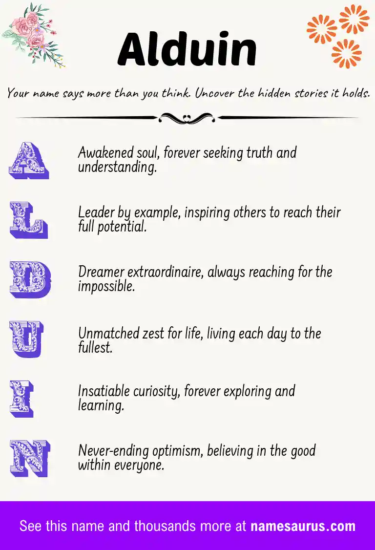 Acrostic poem about Alduin.