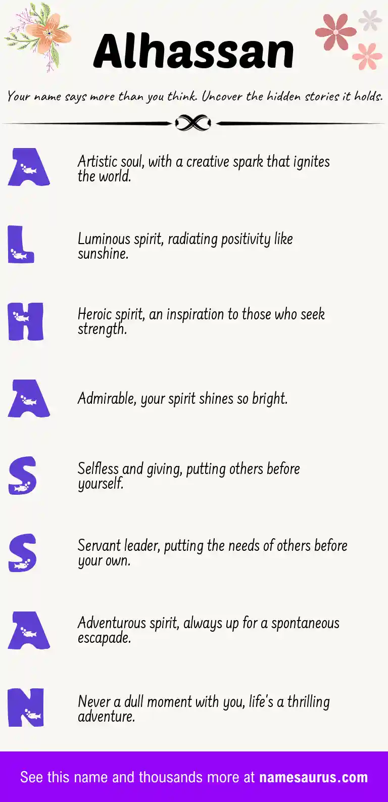 Acrostic poem about Alhassan.