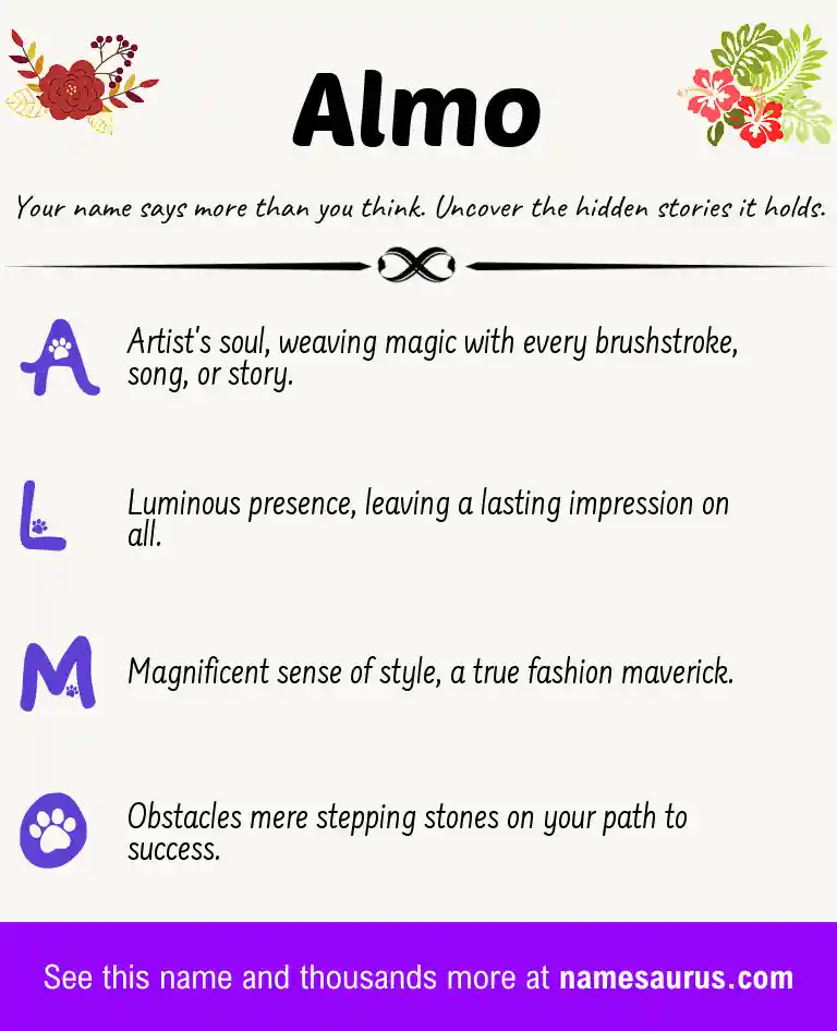 Acrostic poem about Almo.