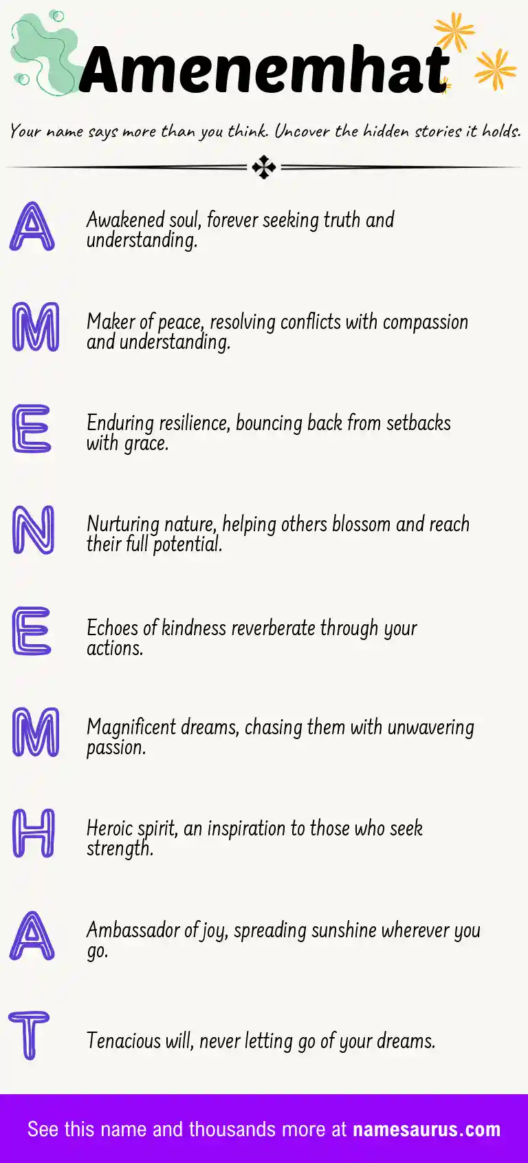 Acrostic poem about Amenemhat.