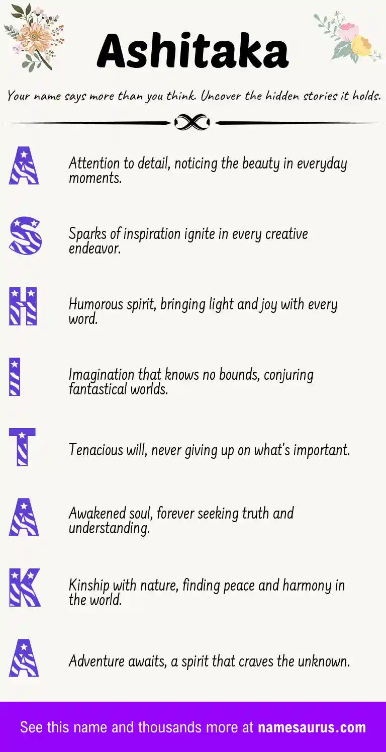 Acrostic poem about Ashitaka.